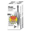 Pentel Champ Mechanical Pencil, 0.5mm, HB (#2.5), Black Lead/Barrel, PK24 AL15ASW2